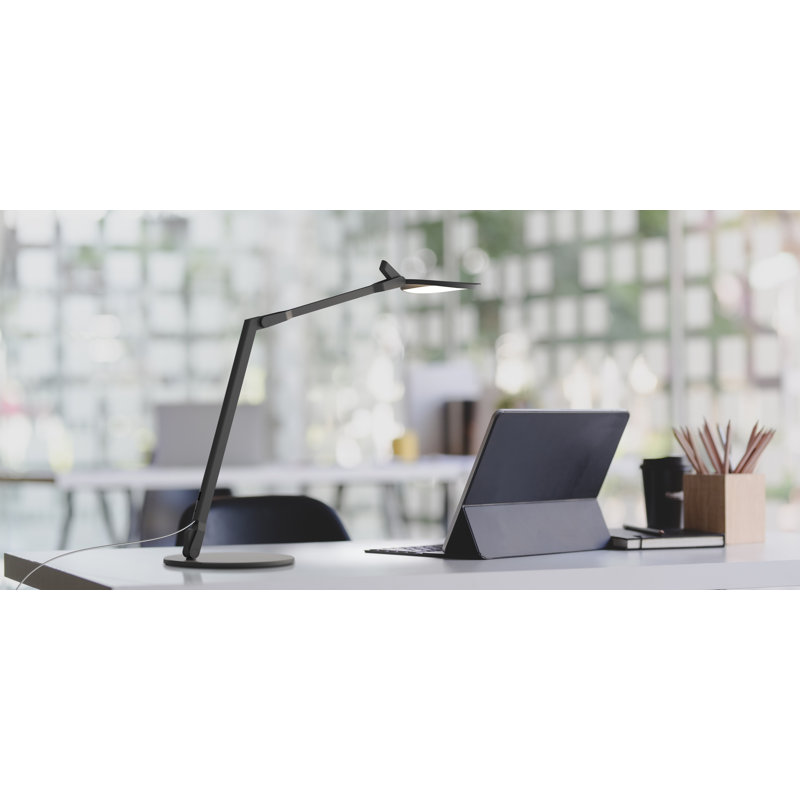 Splitty Reach LED Desk Table Lamp, Silver