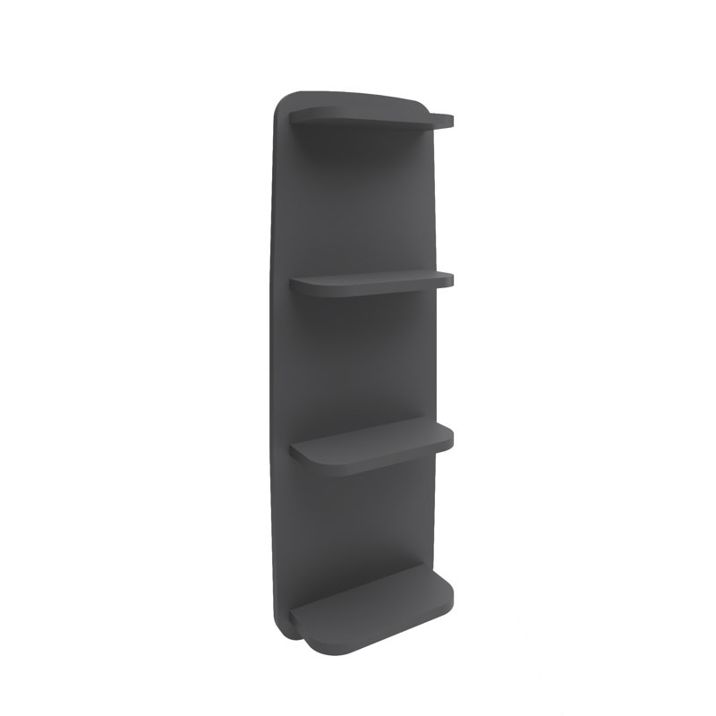 Klose 4 Piece Tiered Shelf, Grey Diamond