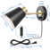 Byrann Bronze Armed Sconce