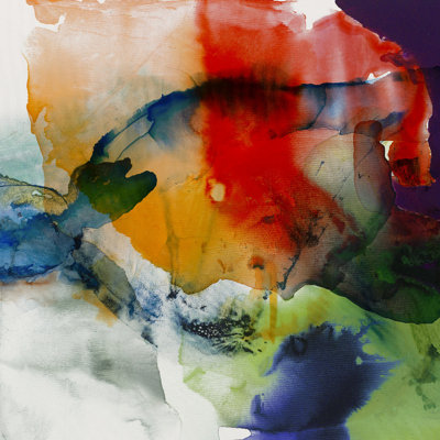 «Vibrant Terrain I» par Sisa Jasper, reproduction d'art sur toile tendue