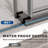 Uks04 66 In. To 72 In. X 76 In. H Frameless Sliding Shower Door In Matte Black With 3/8 In. (10mm) Clear Glass-120409410-123516754
