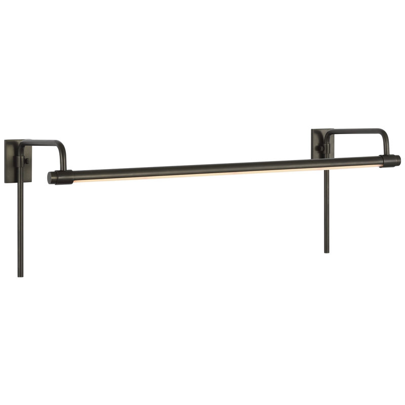 Thomas O'Brien Kidd 18" Frame Mount Picture Light, 8.75" H x 24" W x 8.75" D, Bronze, 15 W