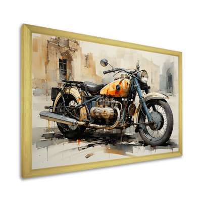 Souvenir de motocyclette rétro