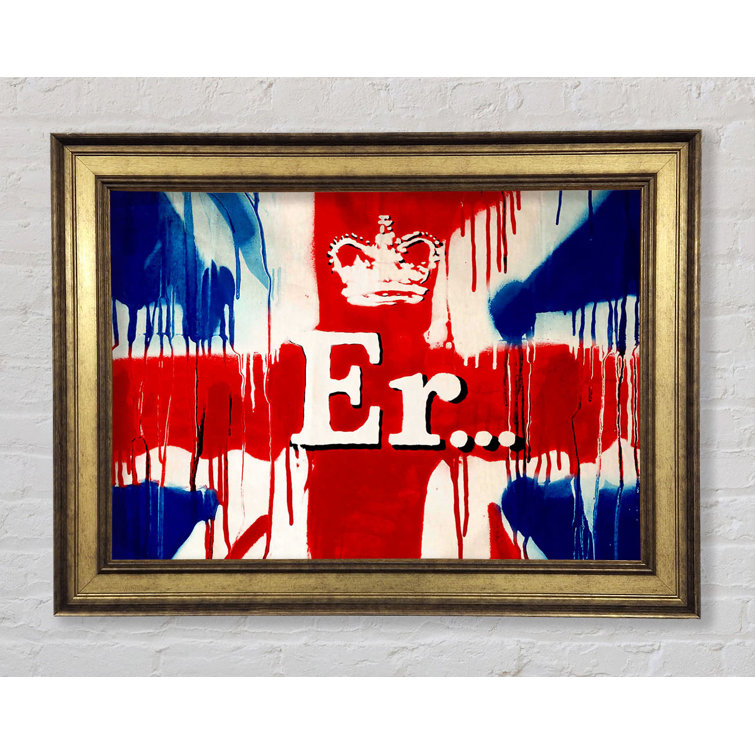 Happy Larry Er Flag Framed Print | Wayfair.co.uk