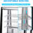 Countertop Display Refrigerator, Glass Door, 5.2 Cu.Ft, LED Lighting, Adjustable Shelves, Anti-Fog, Fast Cooling, Commercial Use for Bakery, Cafe, Restaurant