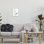 «Heart and Home Touching Irish Blessing Clover Motif XXL», art mural sur toile tendue par Mollie B.