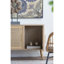 Meuble télé d'appoint en bois avec trois portes