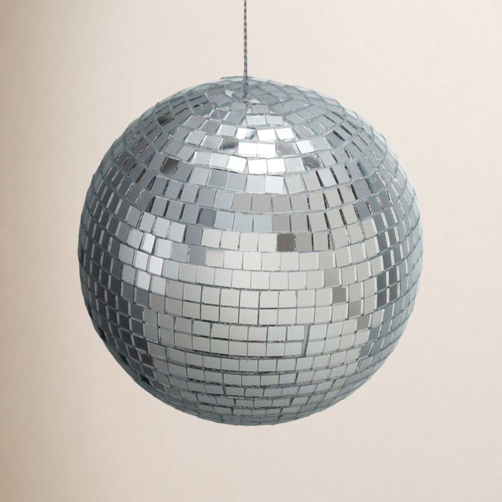 Glass Bauble, 4" H x 4" W x 4" D