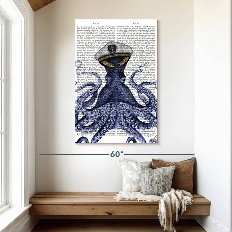 Brampt Captain Octopus, 48" H x 32" W