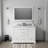 Dukes 48 in. W x 22 in. D Double Bath Vanity and 46 in. Mirror-112871486-74093205