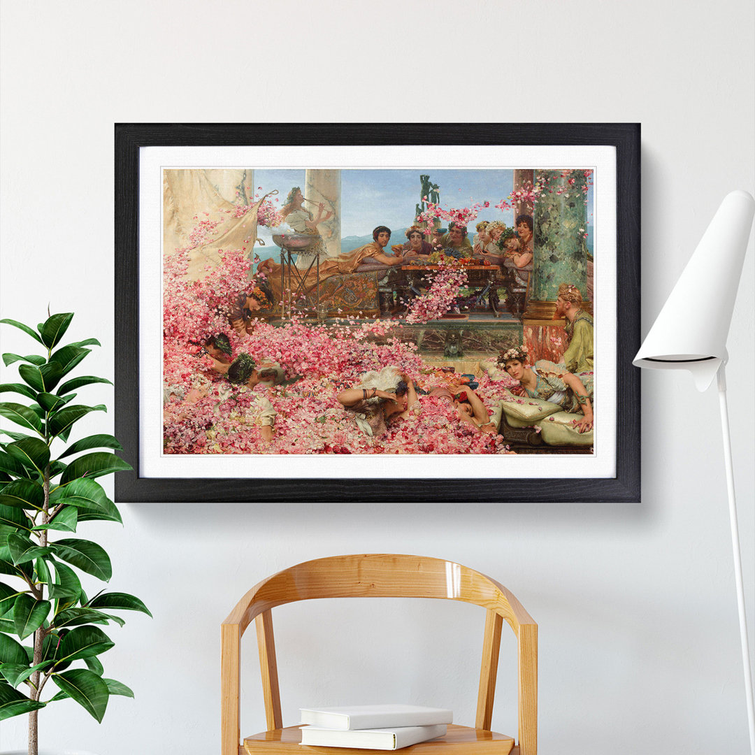 The Roses of Heliogabalus by Lawrence Alma-Tadema - Framed Print