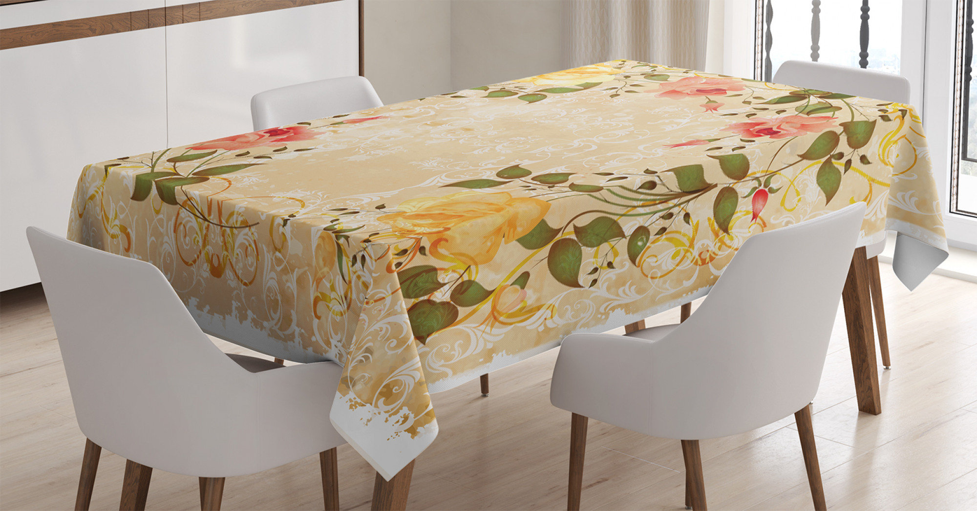 East Urban Home Dining Room Kitchen Tablecloth | Wayfair
