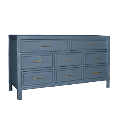 Commode double 8 tiroirs Aruba