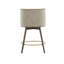 Tabouret de comptoir pivotant 360 ° beige-1747872220