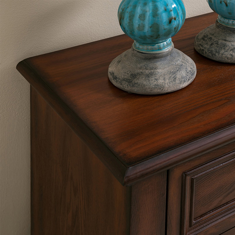 American Retro Multifunctional Console Table, Brown