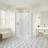Utile 4832 Composite Direct-to-Stud Two-Piece Corner Shower Wall Kit in Marble Carrara-123534263