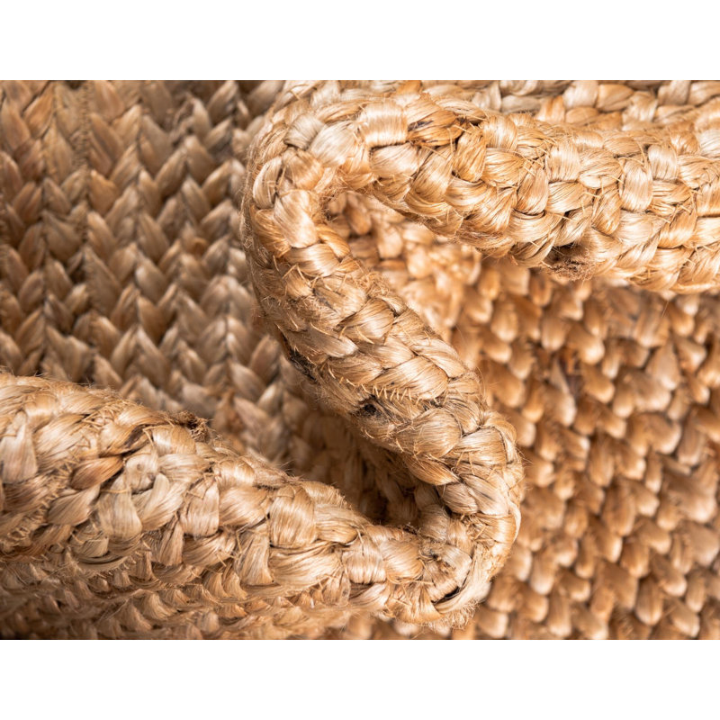 Meador Hand Braided Chindi Rugs, Oval 4'1" x 6'1"