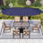 Aletse 13ft Rectangular Market Umbrella-1344034079