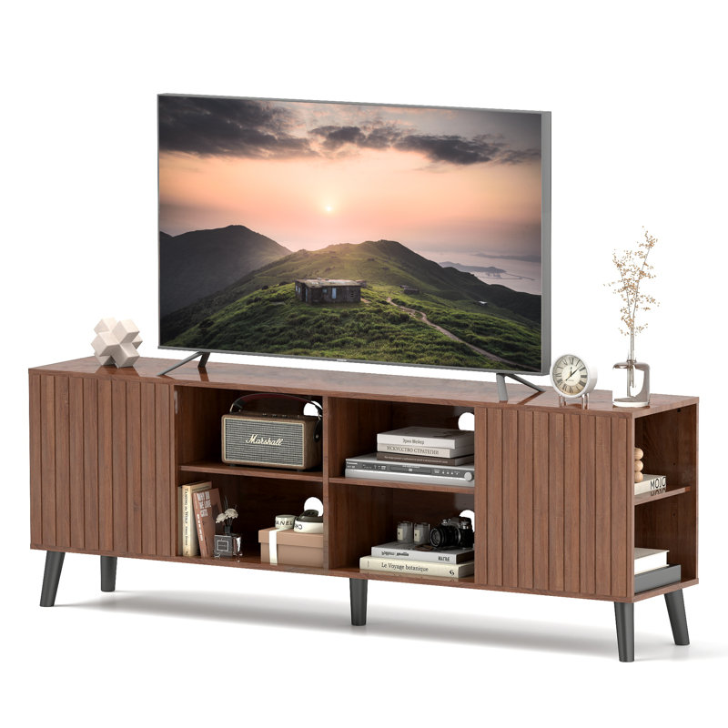 TV Stand for TVs up to 85", Brown
