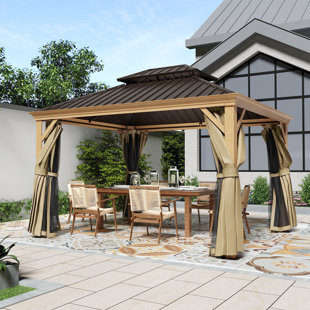 Pavillon de jardin en aluminium
