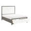 Modern Grey And Queen Platform Bed With Storage Unit Storage, Bedroom Must-have
