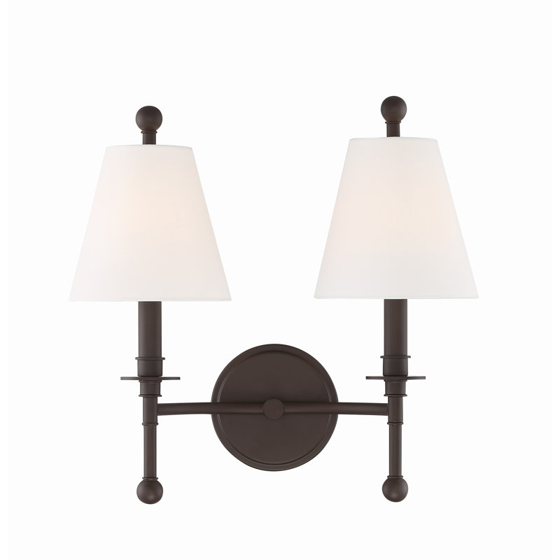 Hiltner 2 - Light Dimmable Armed Sconce, Bronze