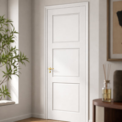 Porte à trois panneaux
