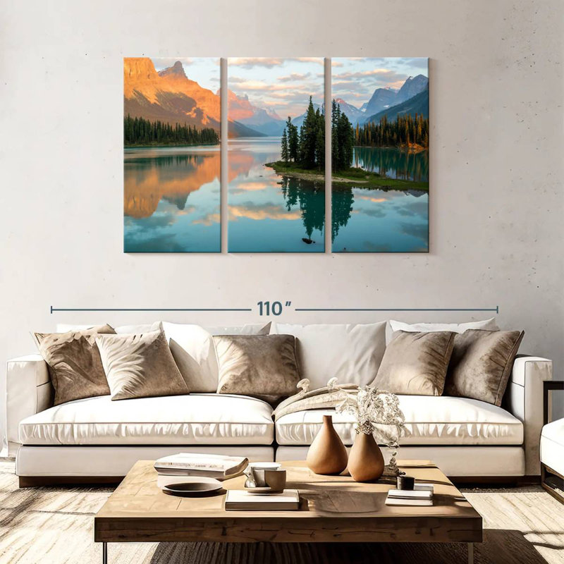 Alvord Maligne Lake Spirit Island, H 48 po x l 74 po
