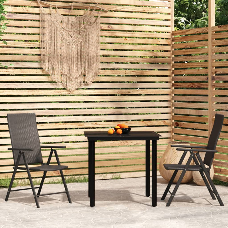 Keverian Square 2 - Person Dining Set, 23.23" x 55.12" x 29.13"