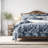 Alexandria Indigo Cotton Duvet Cover Set-110401691