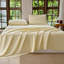 Ensemble de literie 100% coton lavé 4 pièces, 1 drap-housse, 1 drap plat et 2 taies d'oreiller, ensemble de draps texturés confortables-124541786-124541788