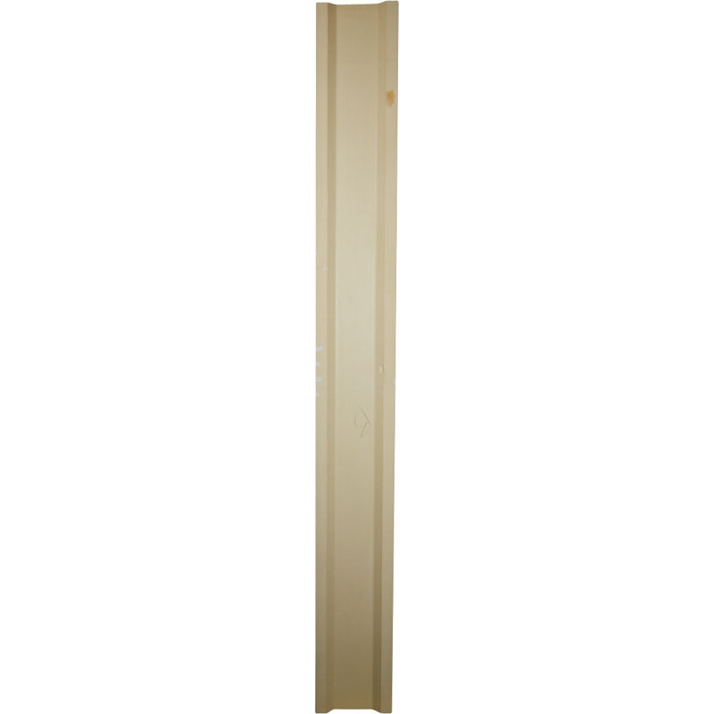 Endurathane Fluted Pilaster with Attached Plinth, 90 1/2"H x 10"W x 2 1/2"D