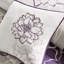 Literie en coton imprimé très grand - mauve 3 coussins décoratifs Jupe de lit Édredon imprimé floral 2 taies décoratives 1 Envoûtant-127366358