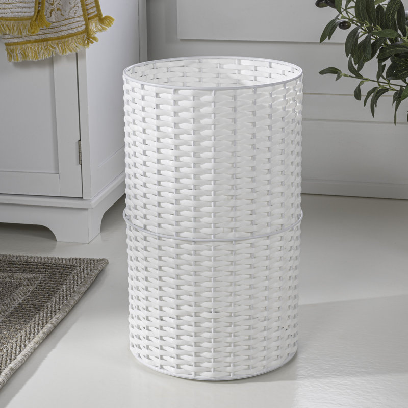 Cecil Open Waste Basket - 4.13 Gallons, White