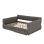 Grand lit plateforme tapissier avec port USB et 2 tiroirs-114344422