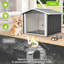 Niche et abri de rangement polyvalent en métal pour animaux d'extérieur
