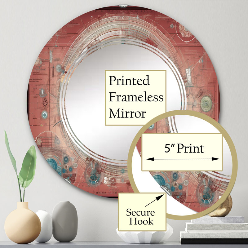 Miroir Priston, 24 po x 24 po