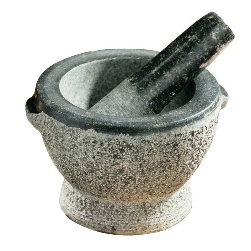 Stoneware Mortar And Pestle Set