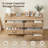 Farmhouse 6 Drawers Dresser For Bedroom (light Oak)-471371142