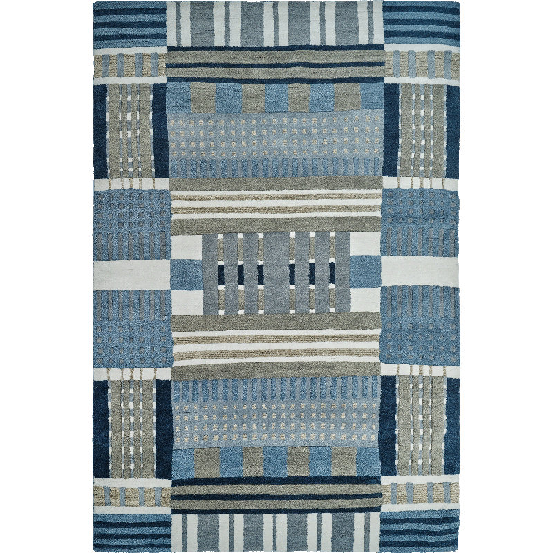 The Rug Company X Paul Smith Takt, Indigo, Rectangle 6' x 9'