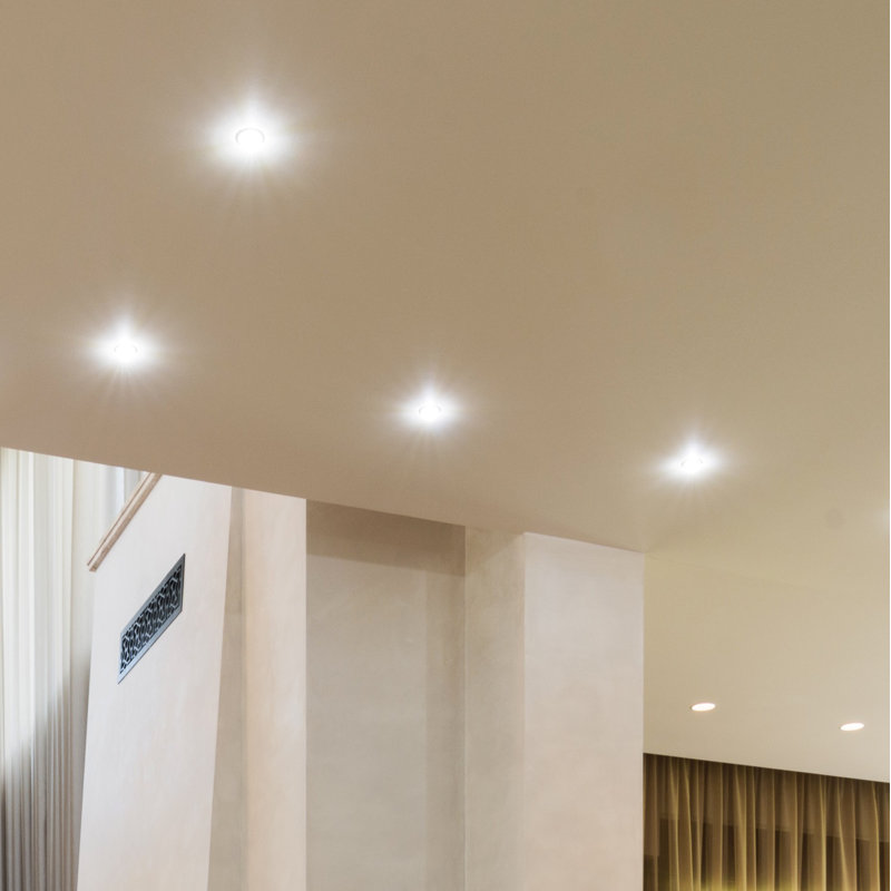 Ensemble d'éclairage encastré 3,13 "Remodel LED Retrofit, Blanc