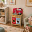 Teamson Kids Little Chef Porto Classic Interactive Wooden Play Kitchen, Wood/Red