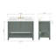Ensemble de meuble-lavabo simple 49 po Moille Lequetta-2106216914-2108981377