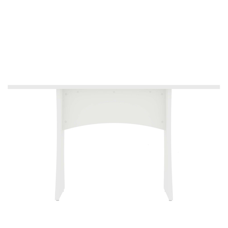 Table de salle à manger blanche Coney, Blanc