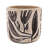 Of 4, Gray Sand - Cement Planters, Brown Botanical Designs, Scandinavian Room Decor 4 And Symbols, Interior