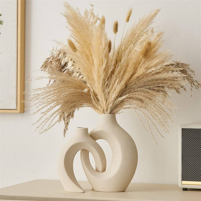 Decotis Table Vase, White