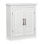 Armoire de rangement amovible à deux portes au-dessus de la toilette avec tablettes réglables Arapahoe