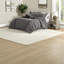 Ensemble de literie luxueuse 7 pièces, polyester micro velours côtelé, gris moderne, très grand californien