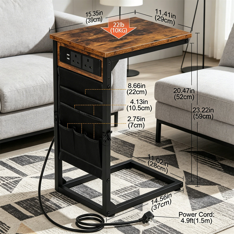 End Table, Brown