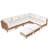 Greysun 8 - Person Modular Patio Conversation Sets with Cushions-693166016